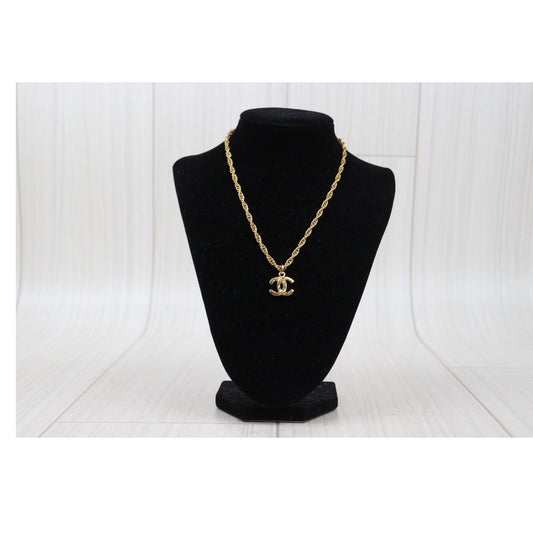 Rank AB ｜CHANEL COCO  18k Gold Plated Necklace  ｜24040418