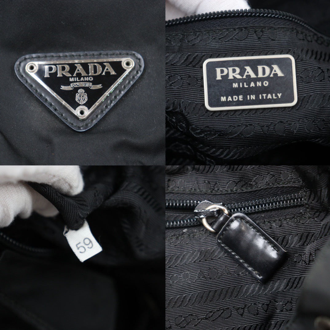 Fair ( Rank B )｜Prada Nylon Backpack Medium Black｜24061122