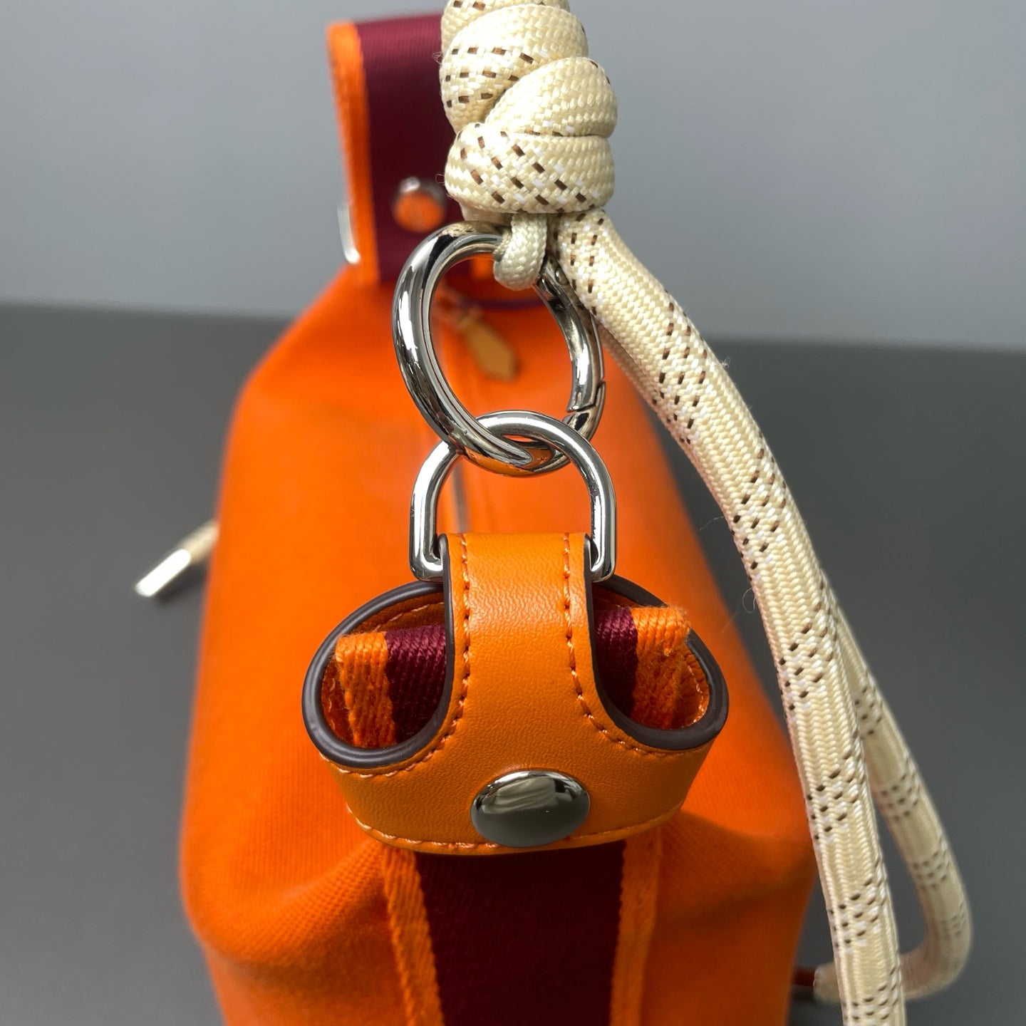Very Good ( Rank A) ｜ HERMES Bride-A-Brac Canvas  Handbag