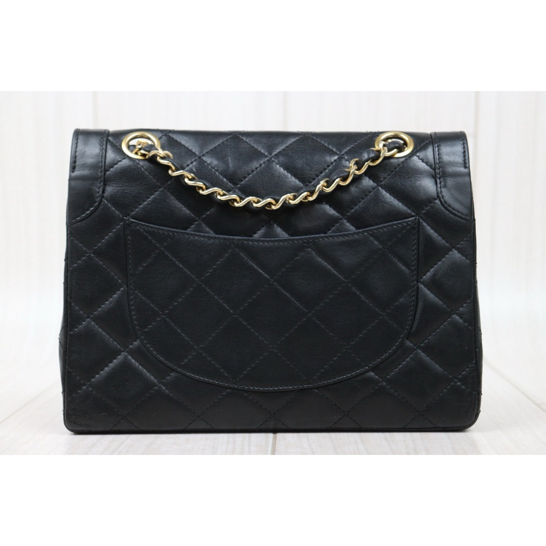 Good ( Rank AB) ｜ CHANEL Paris Limited Series Matrasse Classic Double Flap 22 Shoulder Bag Black Made In 1991-1994 Year｜25061008