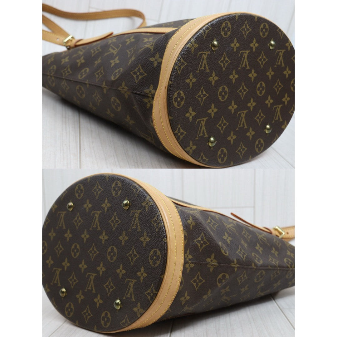 Include Entrupy Certificate of Authenticity｜Good ( Rank AB)｜LV Monogram Bucket GM Tote Bag｜26093001