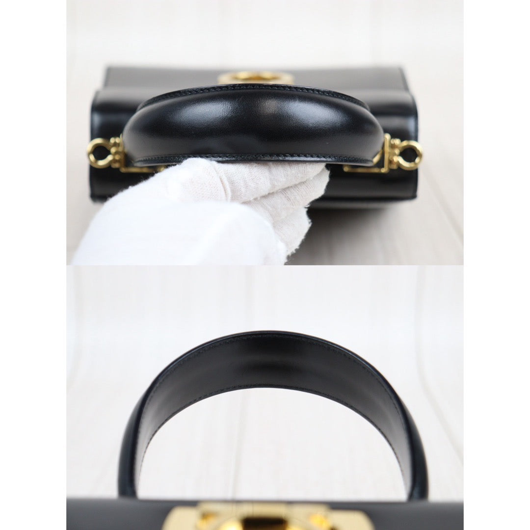 Rank A  ｜Ferragamo Gancini 2WAY Handbag  Shoulder Bag｜ 23120402