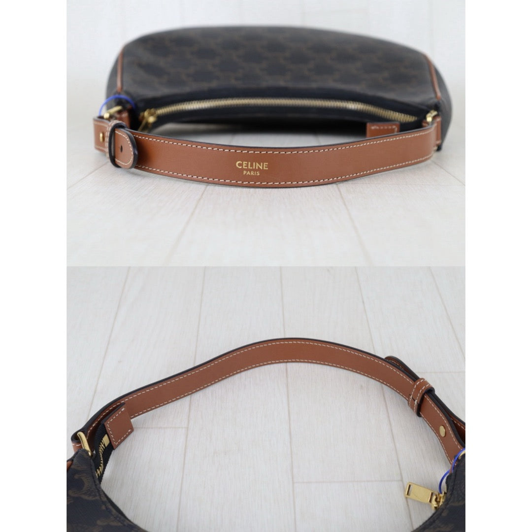 Very Good ( Rank A) ｜ CELINE Macadam AVA Triomphe Canvas Shoulder Bag｜S25121106