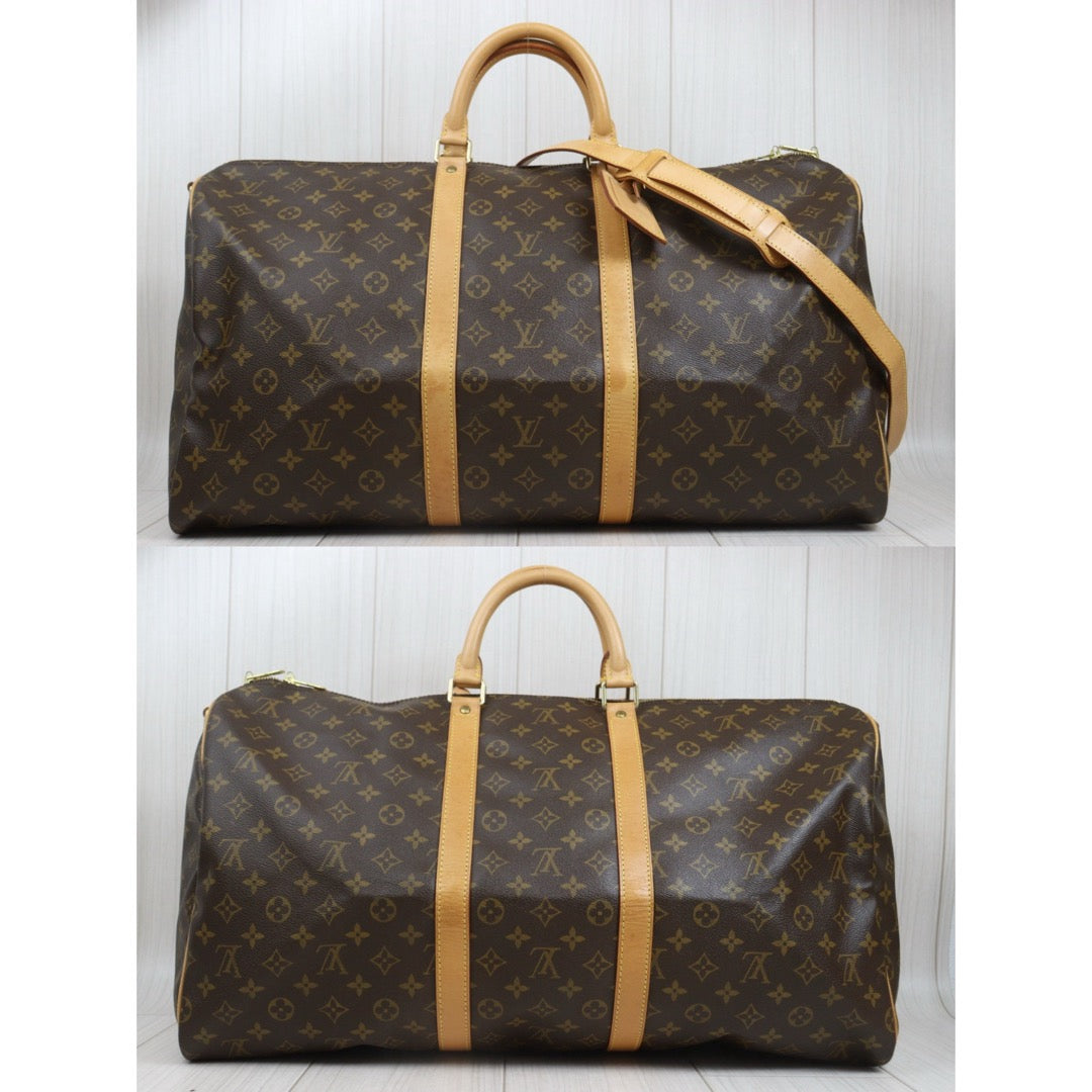 Include Entrupy Certificate of Authenticity｜Good ( Rank AB) ｜ Louis Vuitton Monogram Louis Vuitton Monogram Keepall Bandoulière 55｜26101406