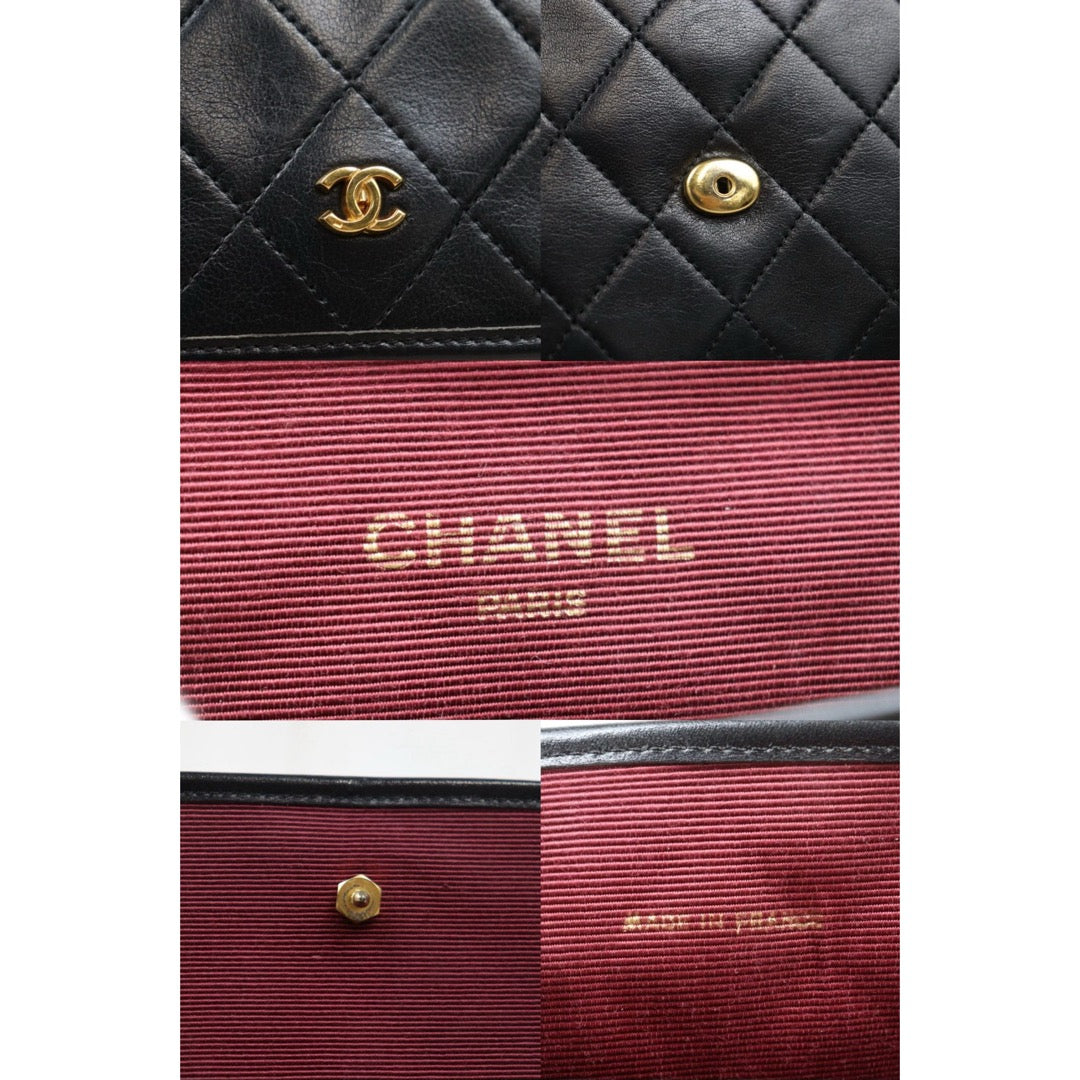 Very Good ( Rank A)｜ CHANEL Mini Coco Mark  Lambskin Matrasse Chain Shoulder Bag ｜25120617