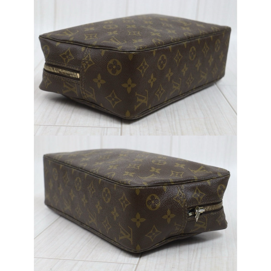 Include Entrupy Certificate of Authenticity｜Good ( Rank AB)｜ Louis Vuitton Truth Toilet 28 Monogram Makeup Pouch｜26070313