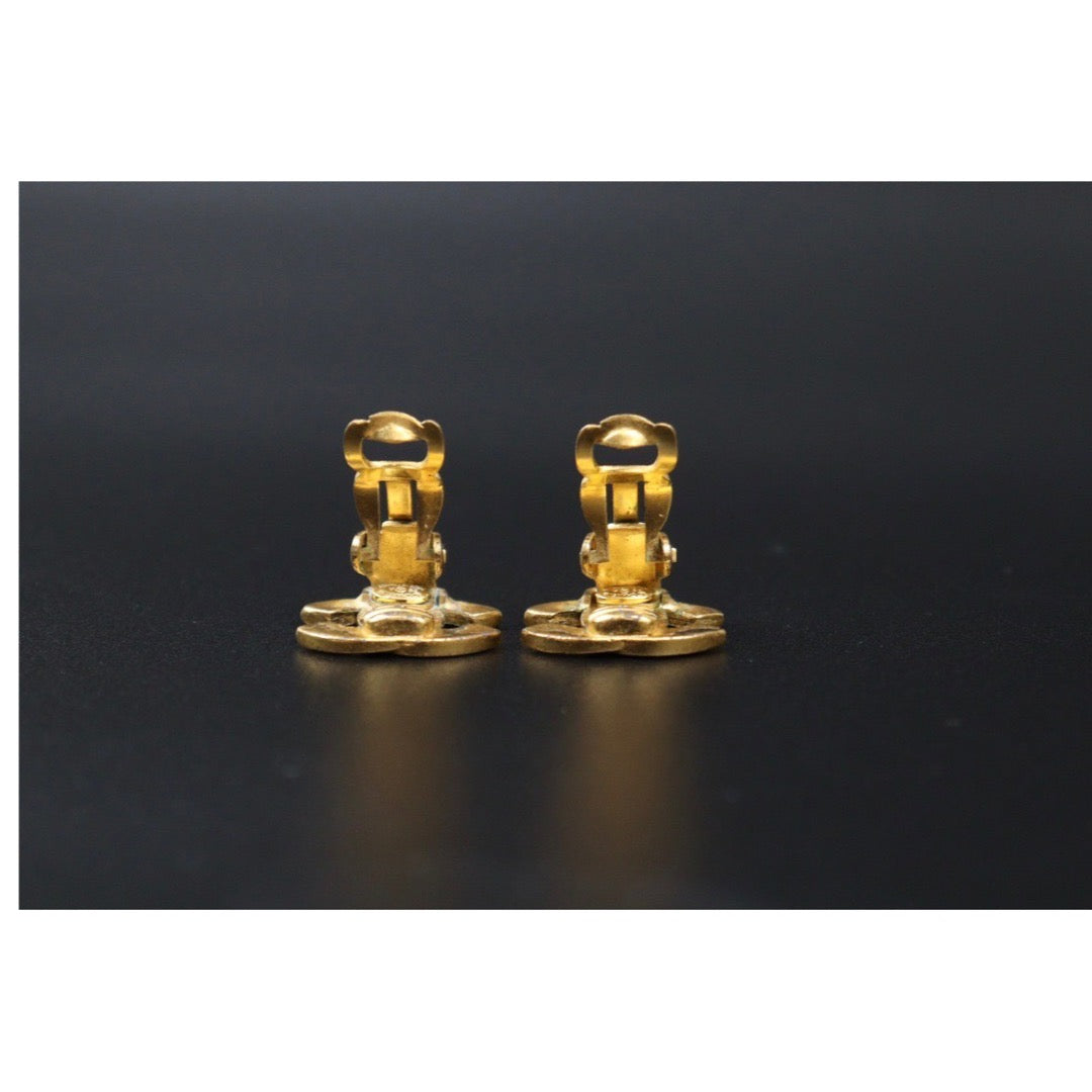 Rank AB ｜CHANEL COCO Earrings 18k Gold Plated ｜24041126