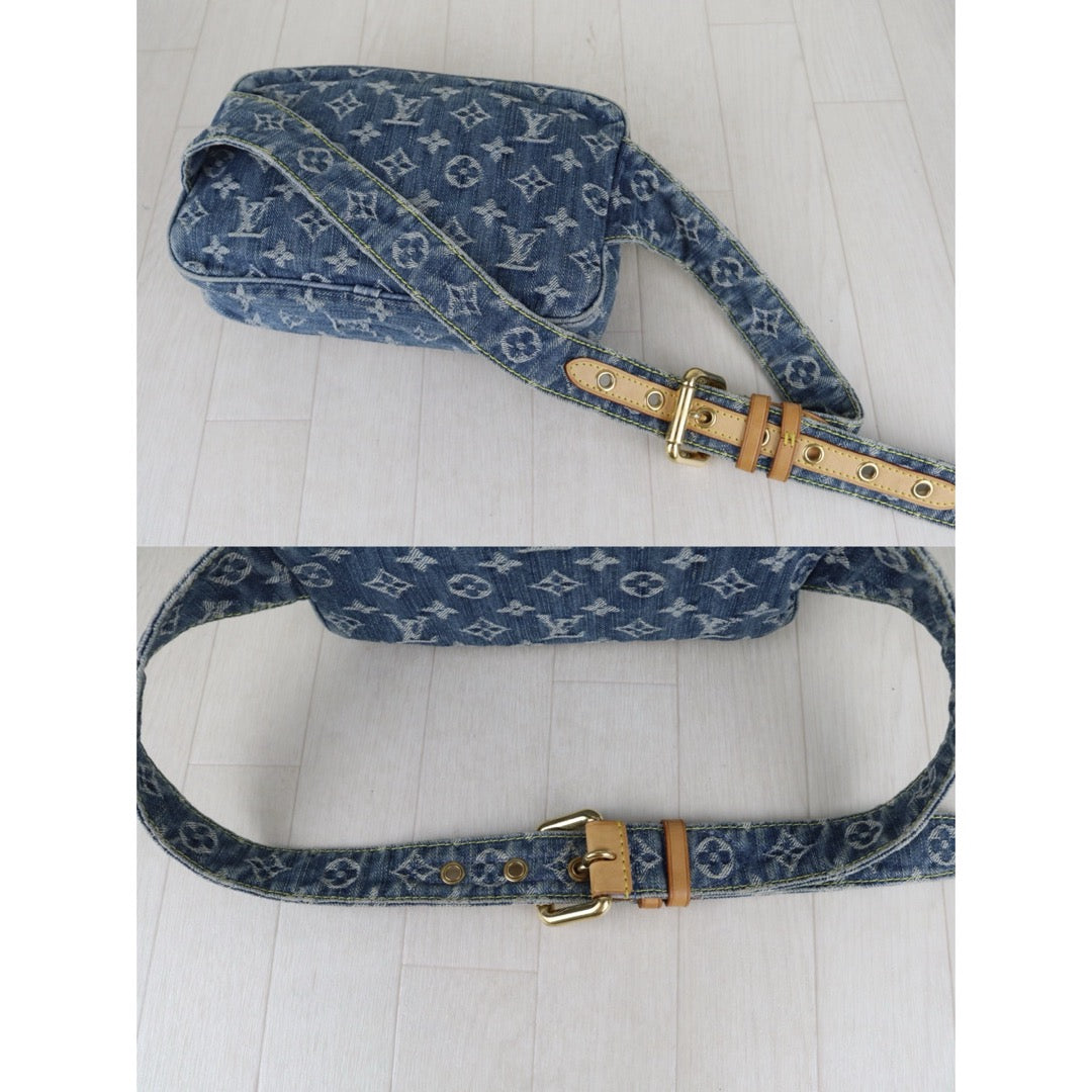 Include Entrupy Certificate of Authenticity｜Good ( Rank AB)｜Louis Vuitton Monogram  Denim Bum Bag  ｜S26090746