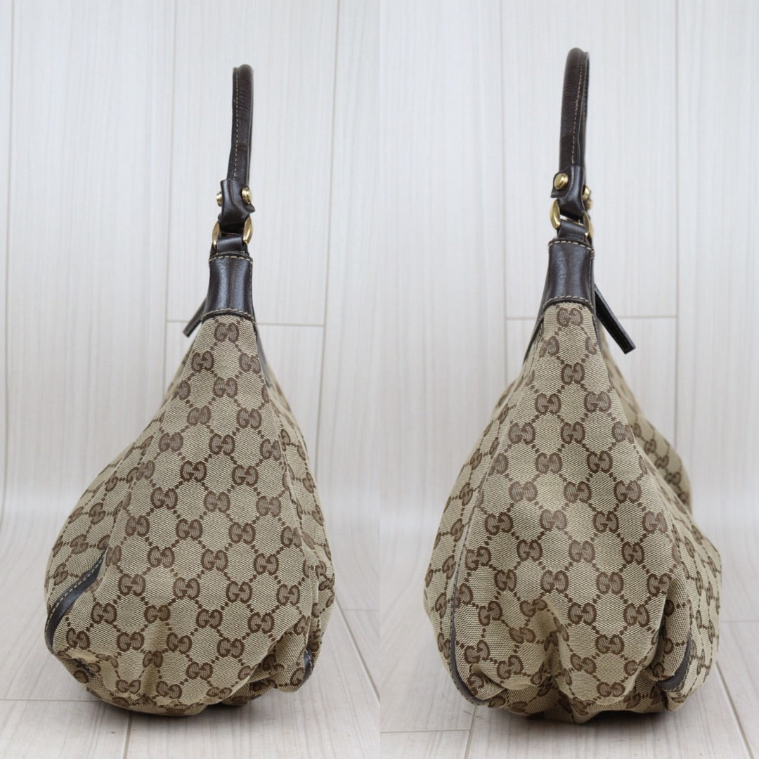 Rank A ｜ GUCCI  GG Canvas Shoulder Bag ｜J24022710