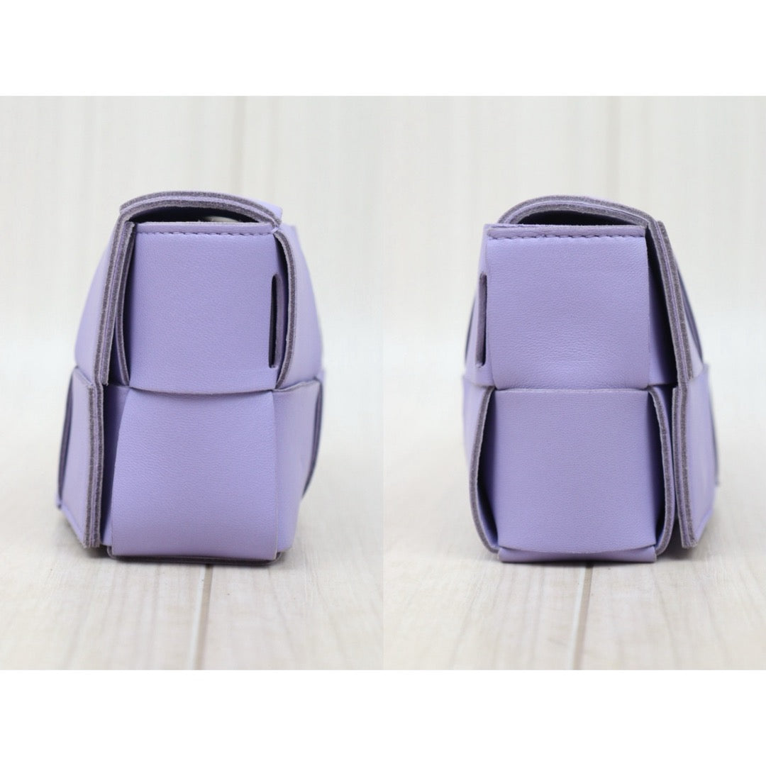 Good ( Rank AB)｜ Bottega Veneta Calf Leather Belt Cassette Shoulder Bag Body Bag Waist Bag Wisteria｜S25072103