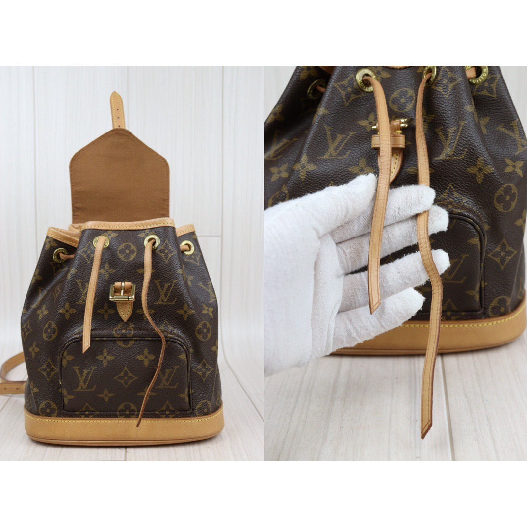 Rank AB｜ LV Monogram Montsouris PM Backpack｜V24031205