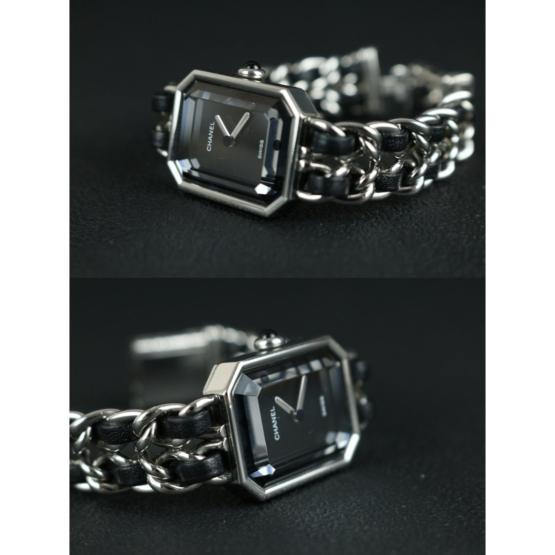Very Good ( Rank A) ｜ CHANEL Premiere Watch S Size Black Silver｜W25091010