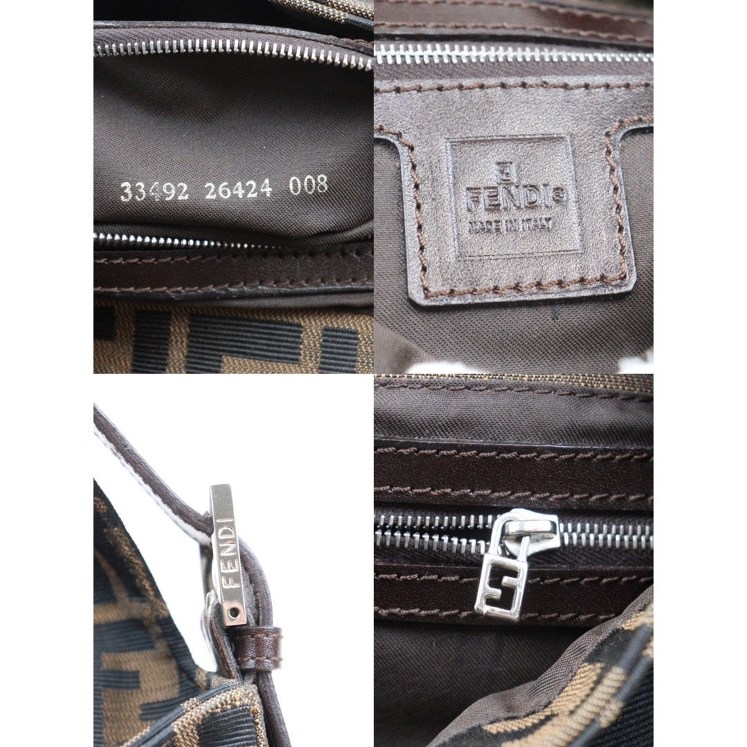 Rank A ｜ FENDI Zucca Mamma Baguette Shoulder Bag｜24040401