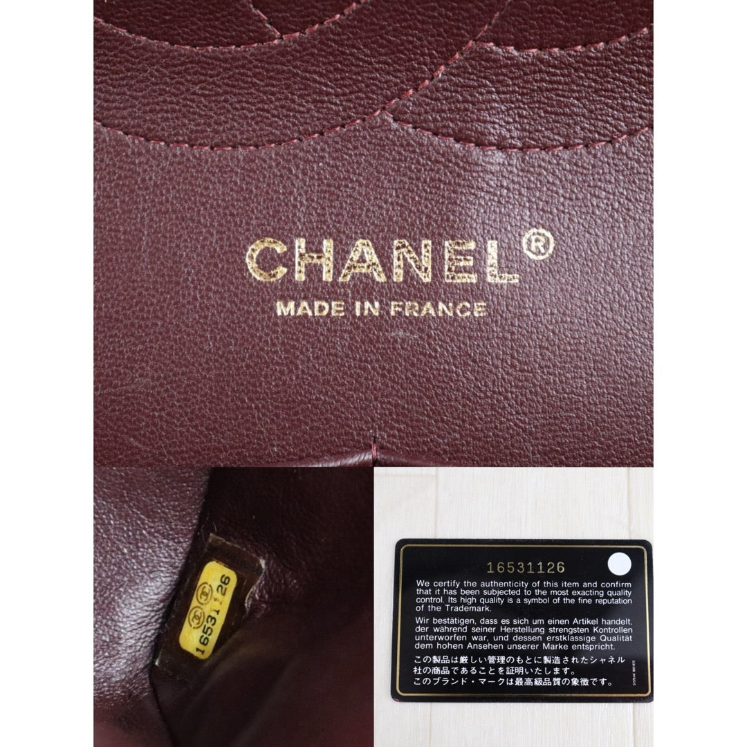 Very Good ( Rank A)｜ CHANEL Matrasse Chain Caviar Skin Jumbo Black  Made In 2012 Year｜S25110322