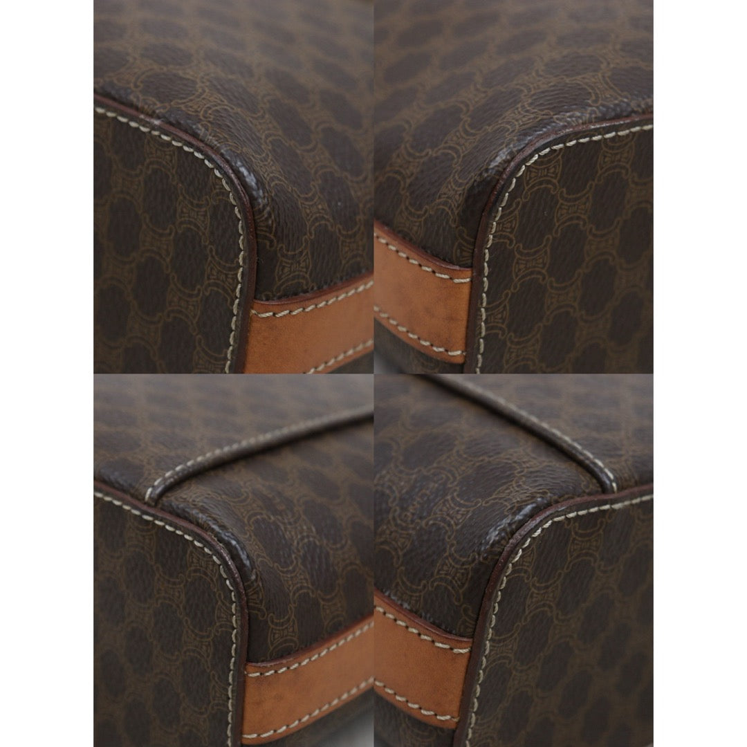 Good ( Rank AB)｜ CELINE Macadam Vanity Handbag With Shoulderstrap｜25100609