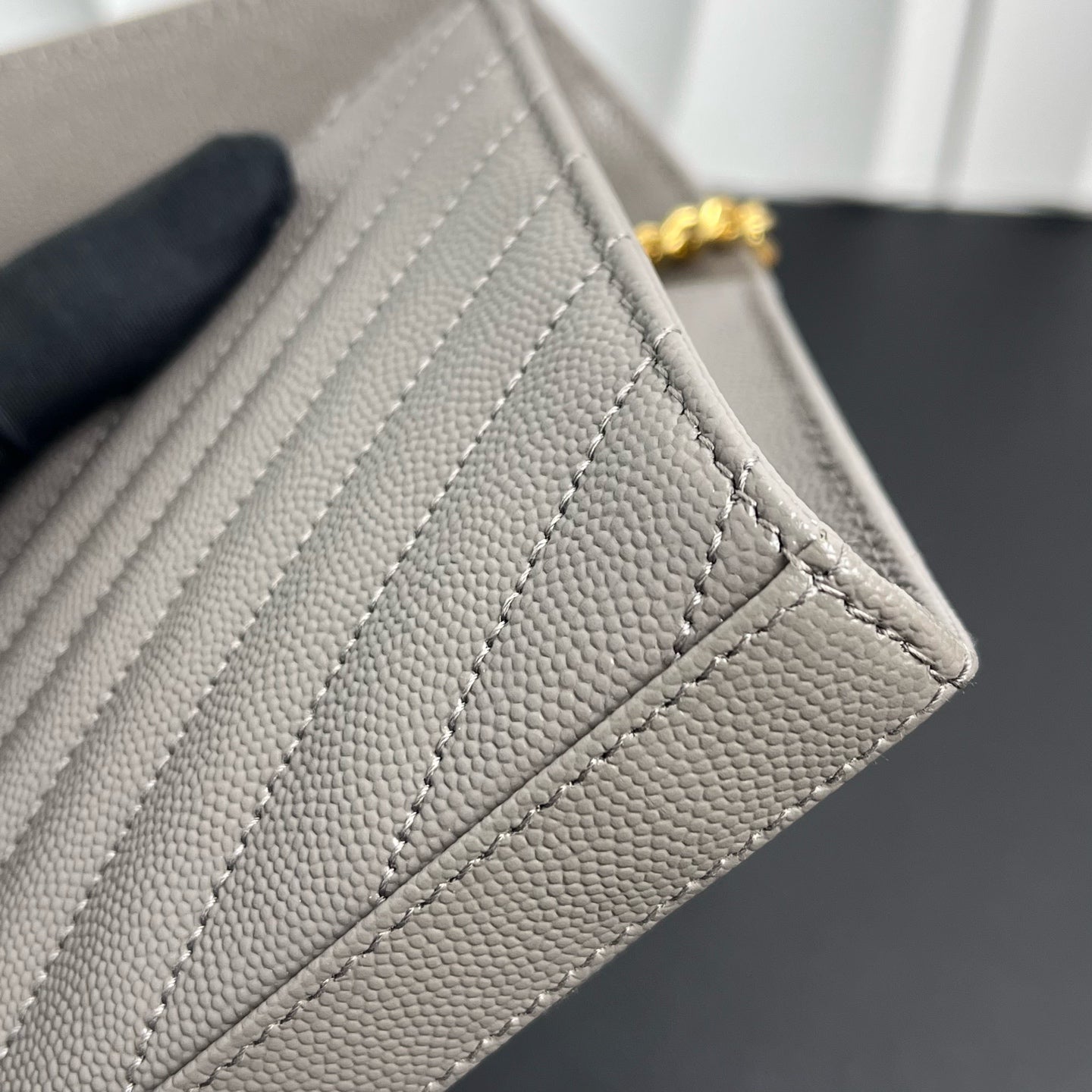 Saint Laurent YSL Caviar Skin Shoulder Bag