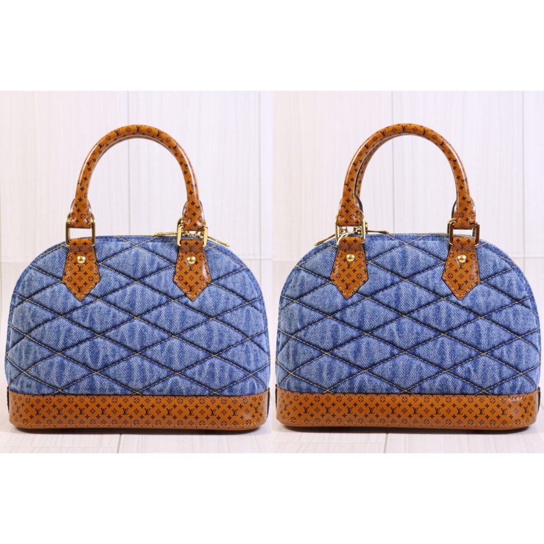 Rank SA ｜ LV Denim Alma BB Handbag With Shoulder Bag ｜S24040404