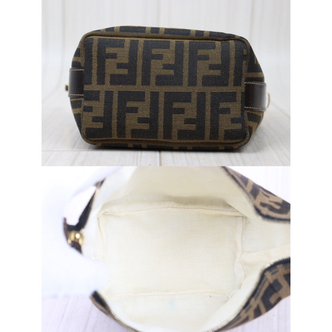 Rank A ｜ FENDI PM Zucca Handbag ｜24050606