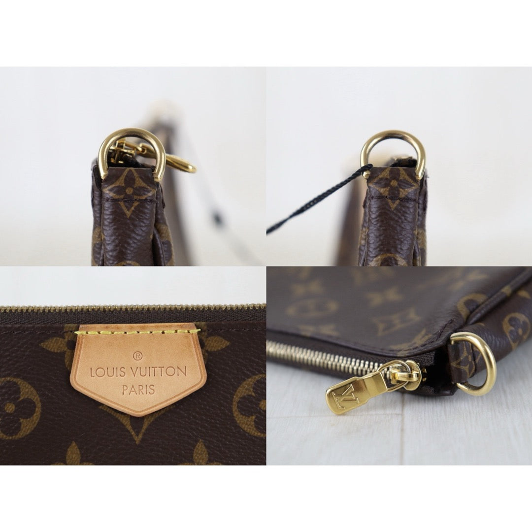 Include Entrupy Certificate of Authenticity｜Very Good ( Rank A) ｜ Louis Vuitton Monogram Multi Pochette Accessoire Rose Clair｜S26090721