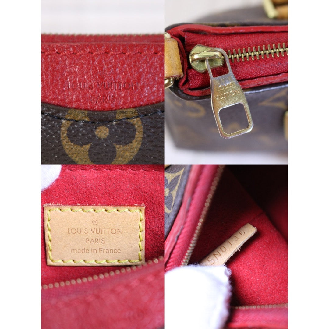 Rank AB ｜LV Monogram Pallas Nano Handbag With Shoulder Bag｜S24040401