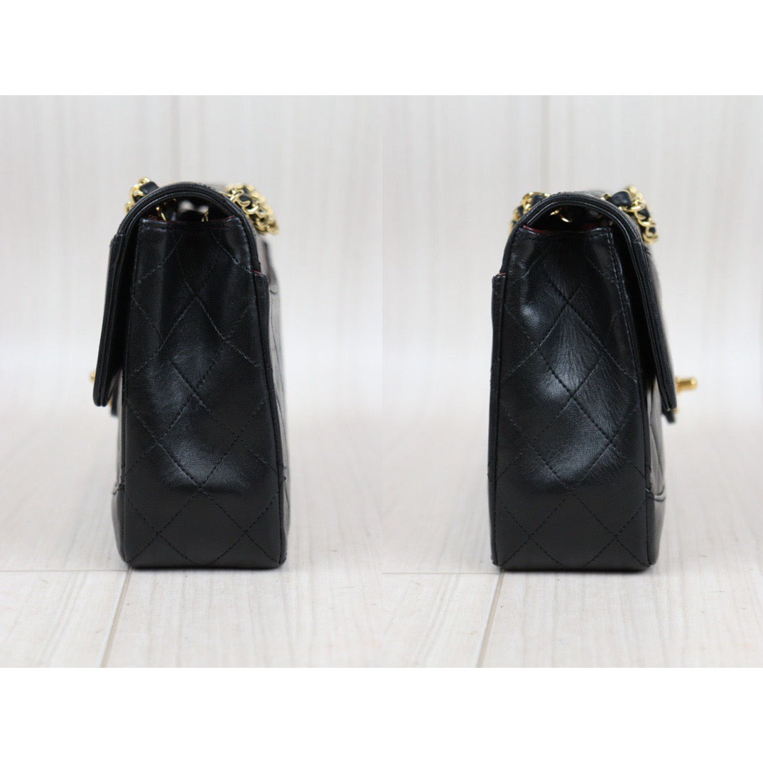 Rank A ｜ CHANEL Matrasse Lamb Skin Chain Shoulder Bag 25  Made In 1989～1991 Year ｜23121113