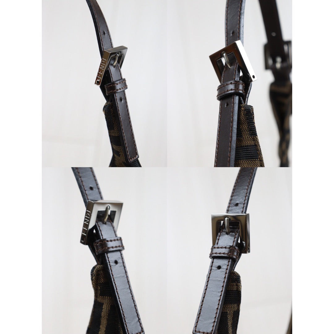 Rank A｜ FENDI Zucca Mamma Shoulder Bag ｜24030719