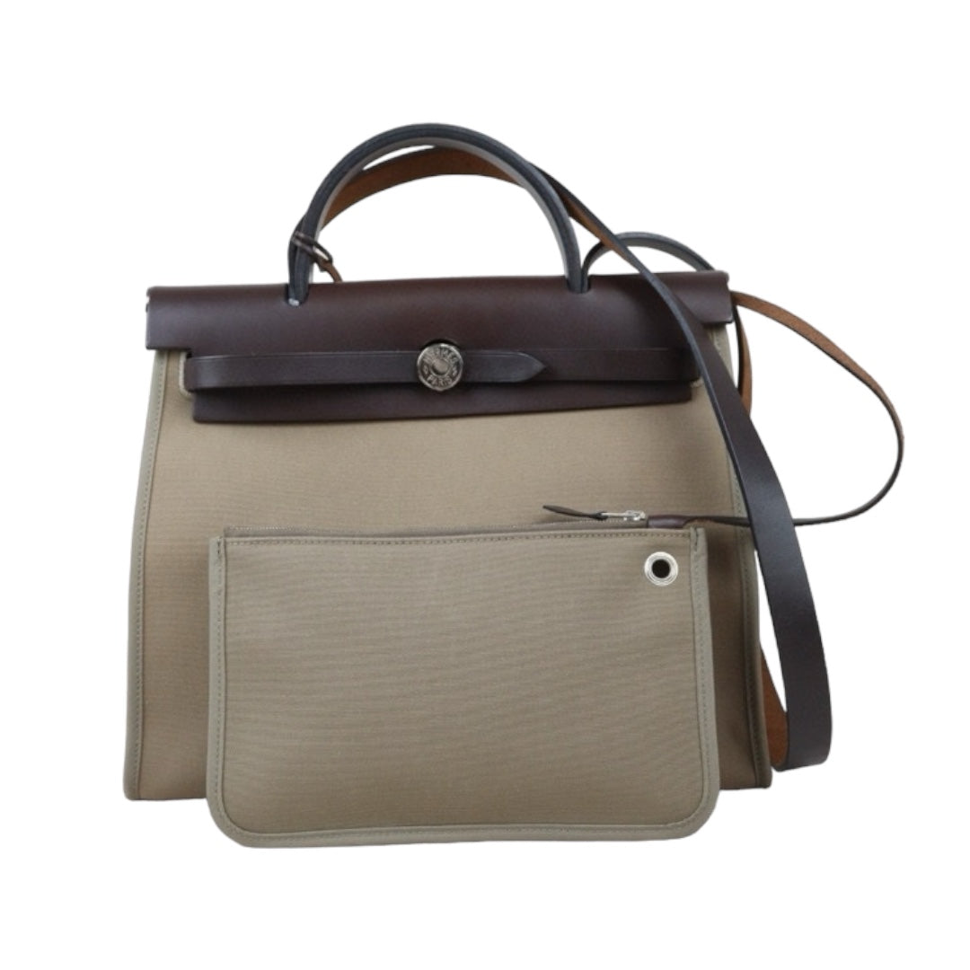 Very Good ( Rank A)｜ HERMES Herbag 31 Shoulder Bag  □Q Stamp Brown  Current Model｜S24071407