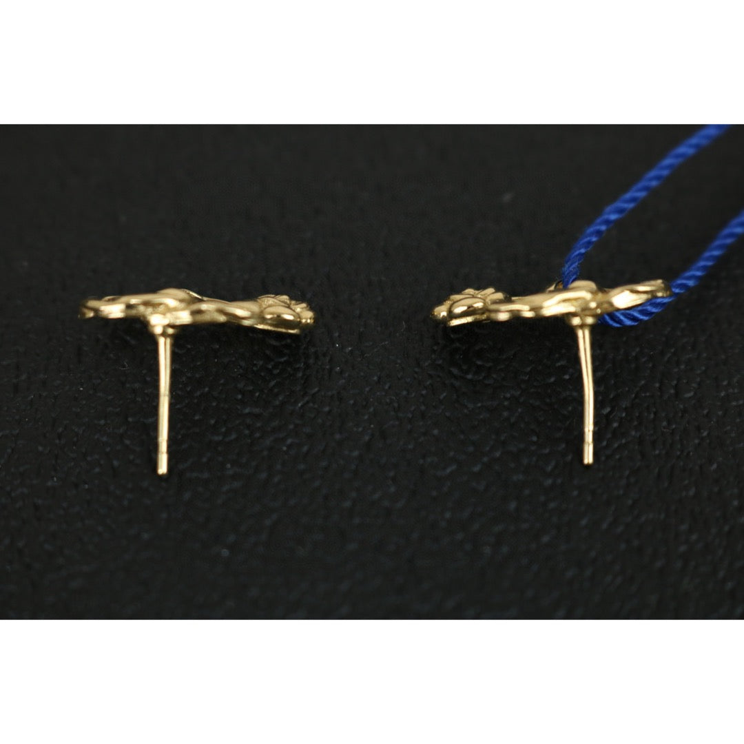 Very Good ( Rank A) ｜CHANEL COCO Mark Camellia Earrings ｜F25012306