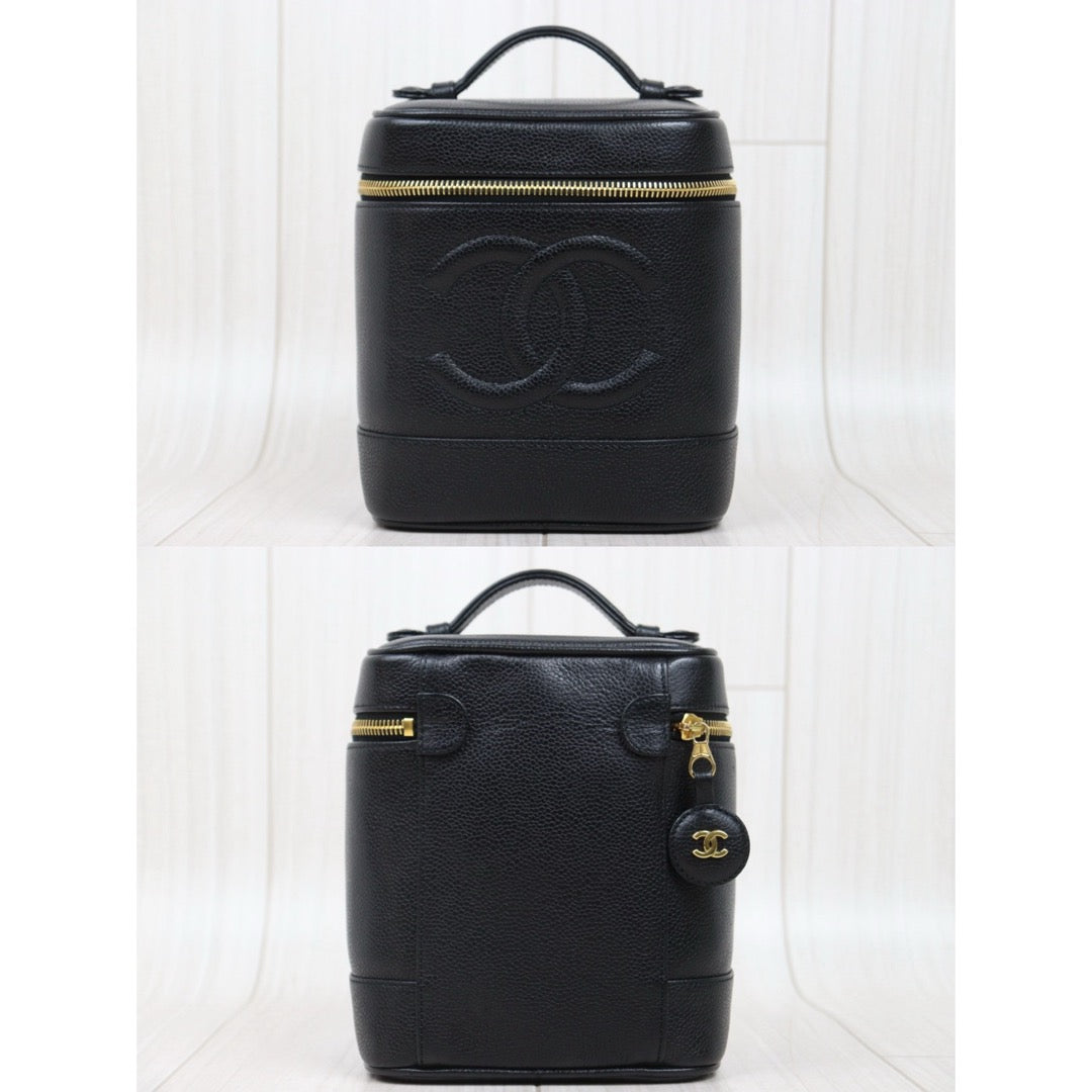 Very Good ( Rank A) ｜ CHANEL Caviar Skin Vanity Handbag  Made In 1996～1997Year ｜25070801