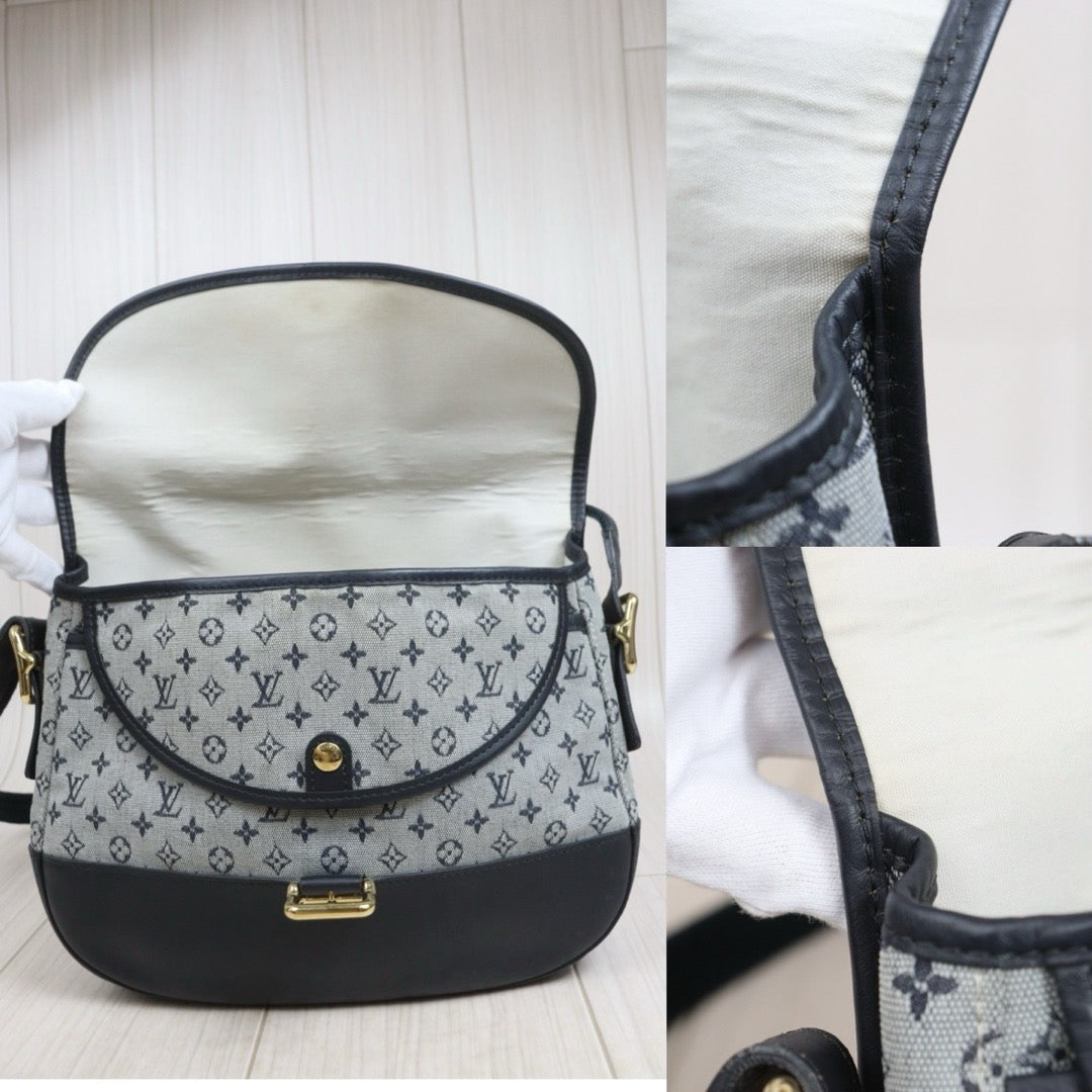 Include Entrupy Certificate of Authenticity｜Good ( Rank AB) ｜  Louis Vuitton Monogram Denim  Blue Shoulder Bag  ｜26050801