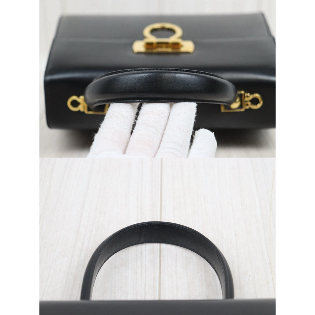 Very Good ( Rank A)｜Ferragamo Gancini 2WAY Handbag Shoulderbag GM｜25081407