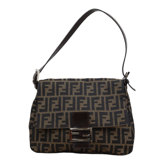 Rank AB｜ FENDI Zucca Mamma Baguette Shoulder Bag ｜24032206