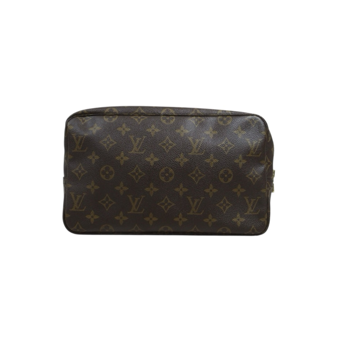Include Entrupy Certificate of Authenticity｜Good ( Rank AB)｜ Louis Vuitton Truth Toilet 28 Monogram Makeup Pouch｜26072101