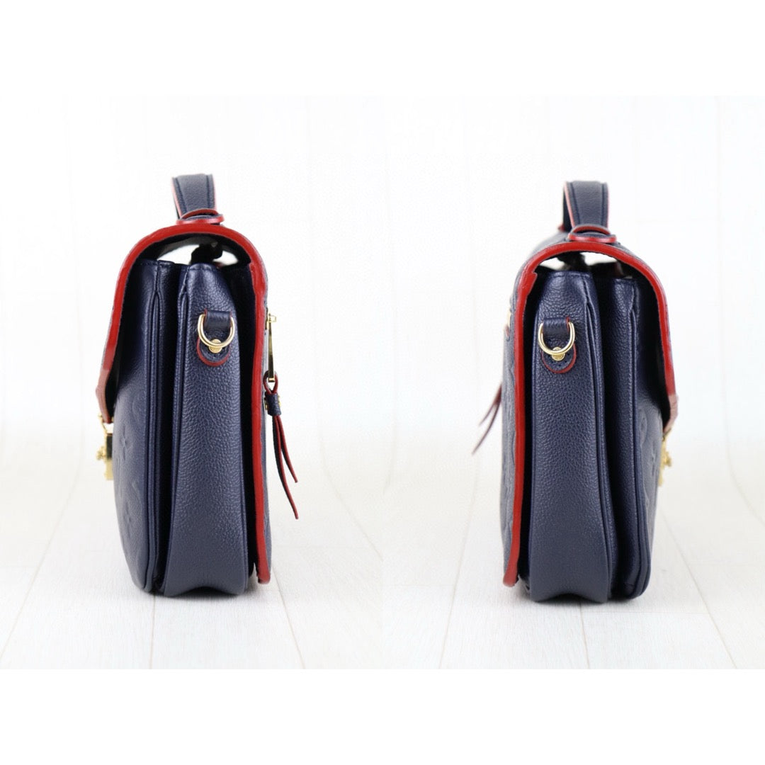 Very Good ( Rank A)｜LV Monogram Pichette Metis ShoulderBag Blue  IC Chips Model ｜S25022603