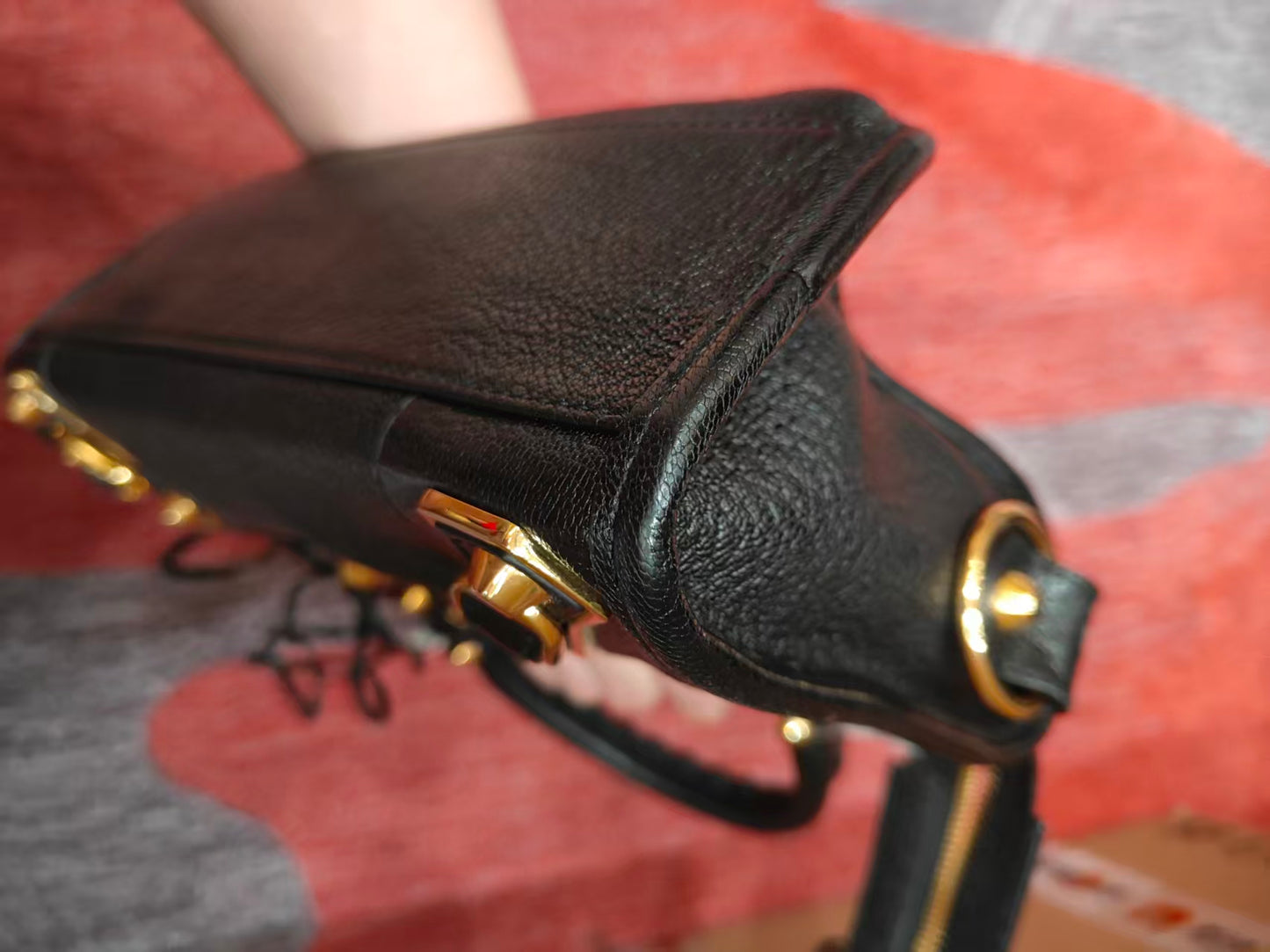 Balenciaga Le City Shoulder Bag Black