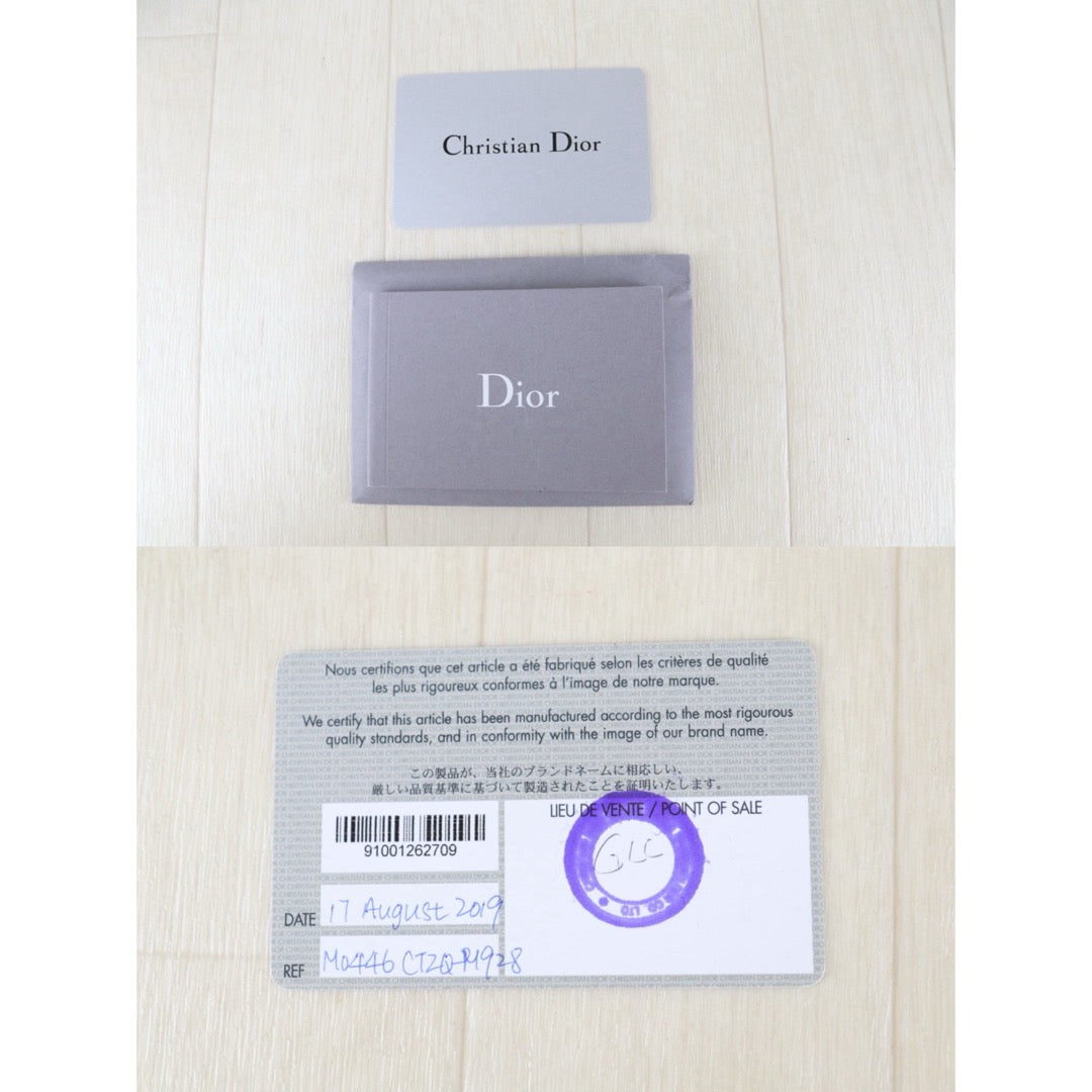 Include Entrupy Certificate of Authenticity｜Very Good ( Rank A)｜Dior Trotter Montaige  Oblique Saddle Shoulder Bag ｜Z26092905