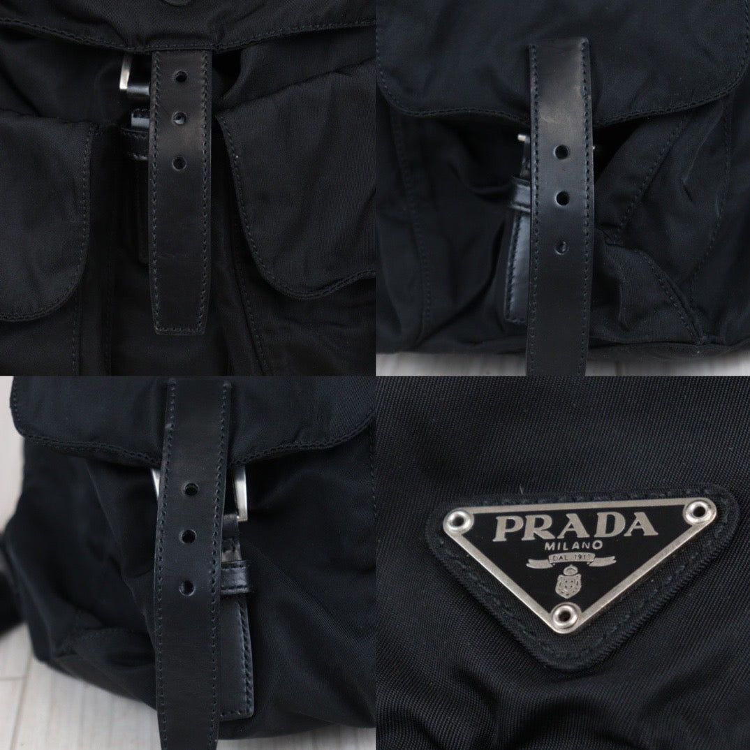 Rank A｜Prada Nylon Backpack Medium Black｜23100619