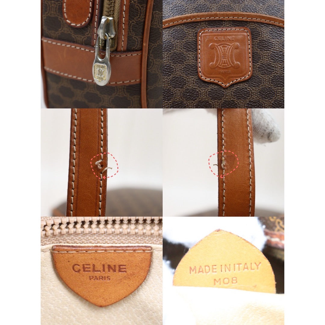 Good ( Rank AB) ｜ CELINE Macadam ShoulderBag ｜V24062227