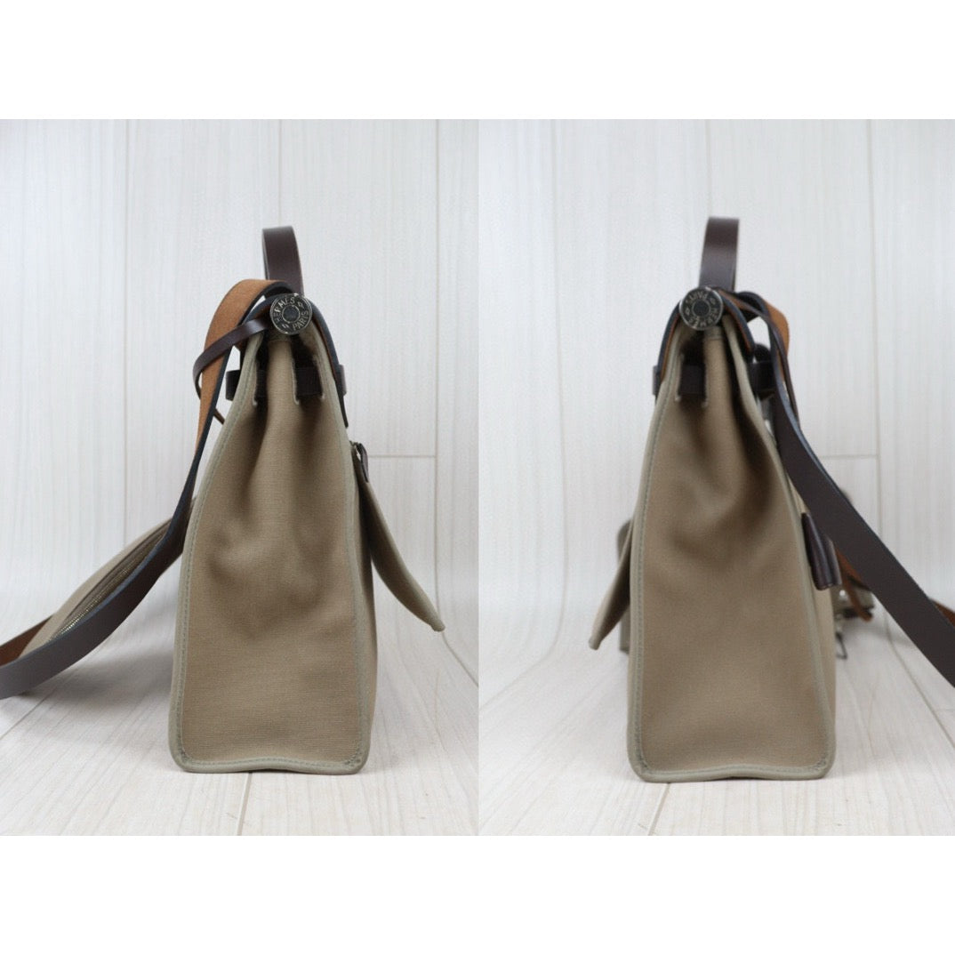 Very Good ( Rank A)｜ HERMES Herbag 31 Shoulder Bag  □Q Stamp Brown  Current Model｜S24071407