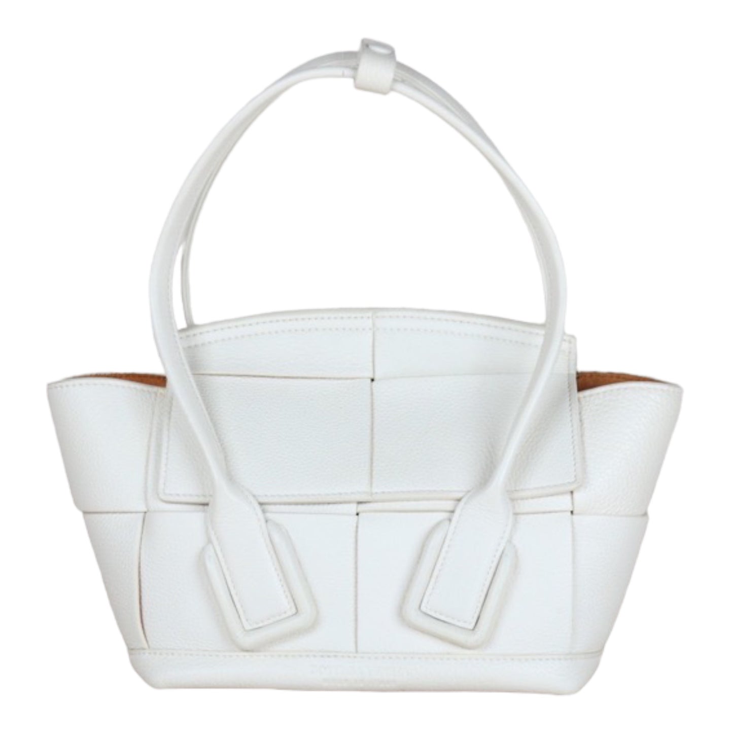 Very Good ( Rank A) ｜ Bottega Veneta PM Calf Skin Handbag With Shoulder Bag White｜S24060701