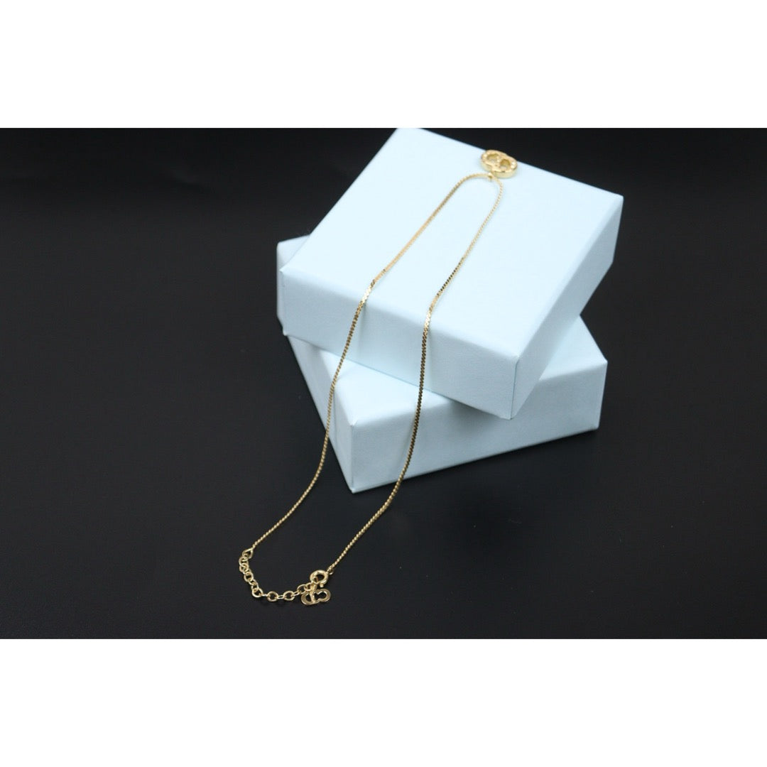 Very Good ( Rank A) ｜ Dior CD Rhinestone Necklace ｜25061919