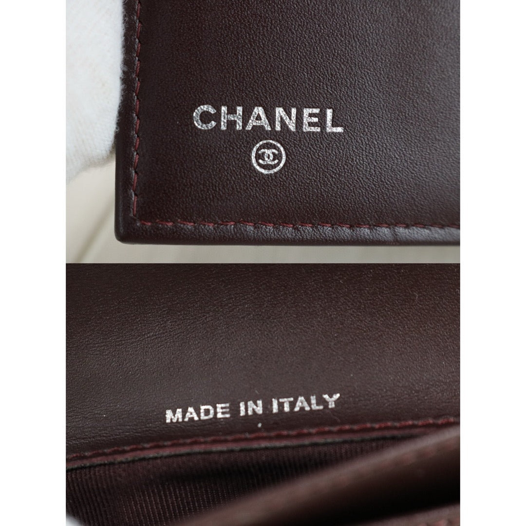 Very Good ( Rank A) ｜CHANEL Caviar Skin Black Long Wallet Made In 2014 Year｜S25040706