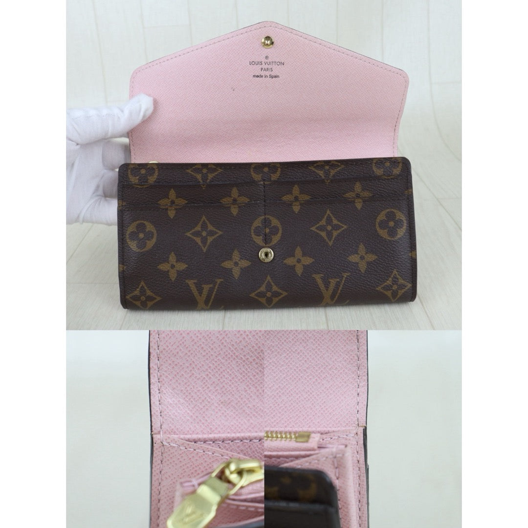 Include Entrupy Certificate of Authenticity｜Good ( Rank AB)｜ Louis Vuitton Monogram Emilie Long Wallet ｜S26072514
