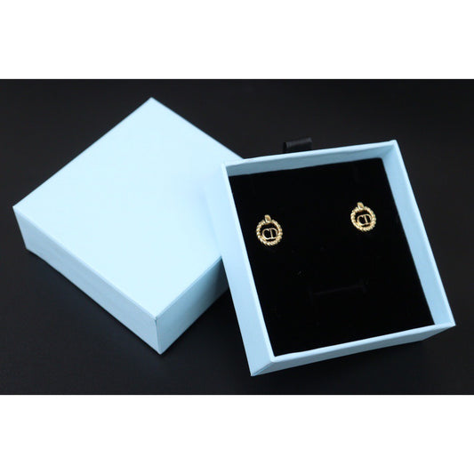 Rank A ｜ Dior CD Earring Gold Plated｜24050926