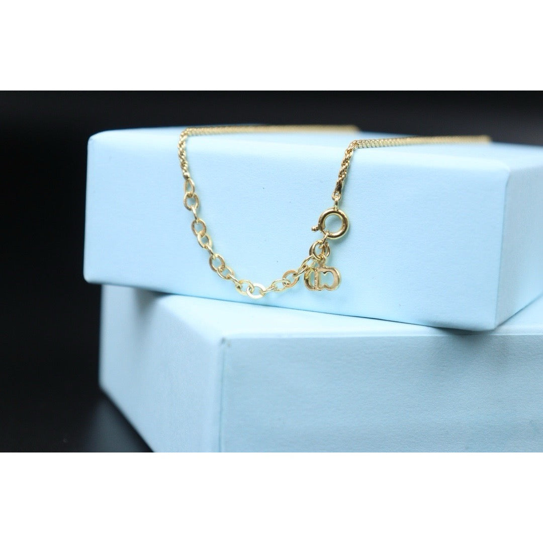 Very Good ( Rank A) ｜ Dior Heart Rhinestone Necklace ｜24090514