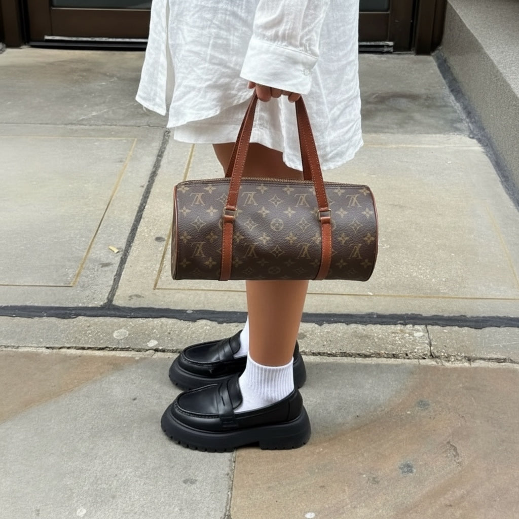 Include Entrupy Certificate of Authenticity｜Very Good ( Rank A)｜ Louis Vuitton Monogram Papillon 26 Handbag ｜26060901