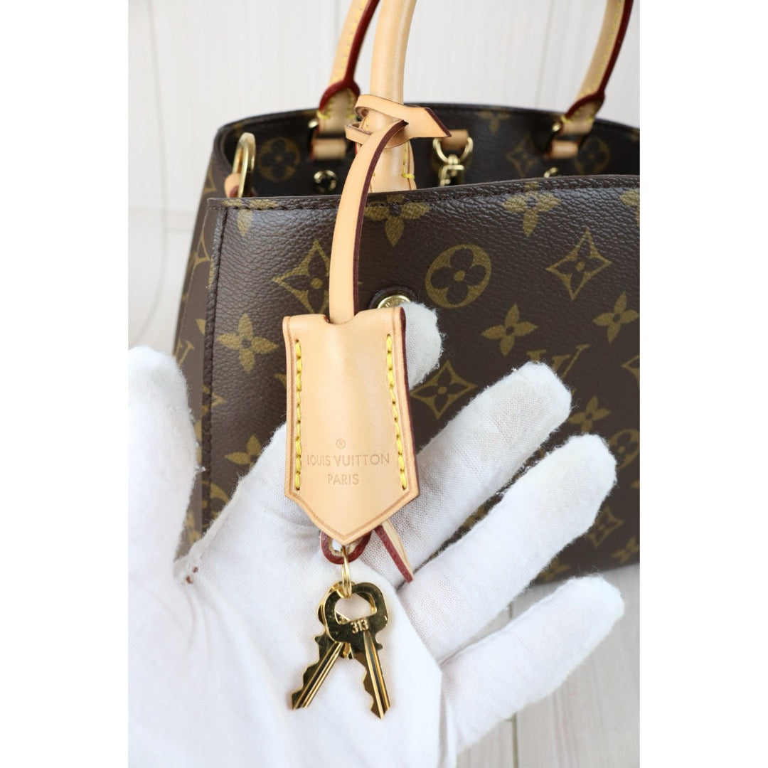 Include Entrupy Certificate of Authenticity｜Very Good ( Rank A)｜ Louis Vuitton Monogram Montaigne BB Hand Bag Shoulder Bag ｜X26041416