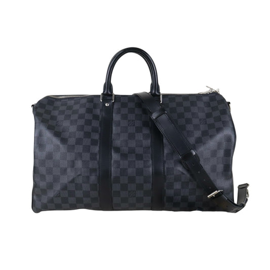 Include Entrupy Certificate of Authenticity｜Good ( Rank AB)｜ Louis Vuitton Damier Keepall 45 Hand Bag With Shoulder Strap｜S26090732