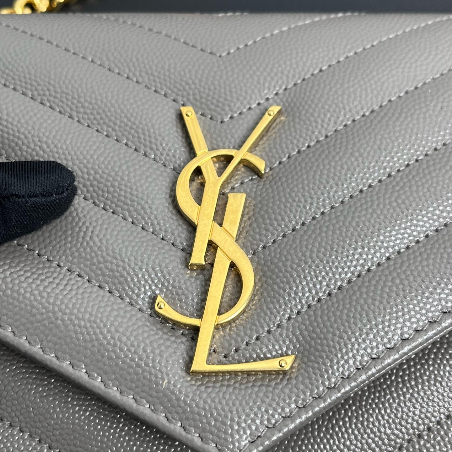 Saint Laurent YSL Caviar Skin Shoulder Bag