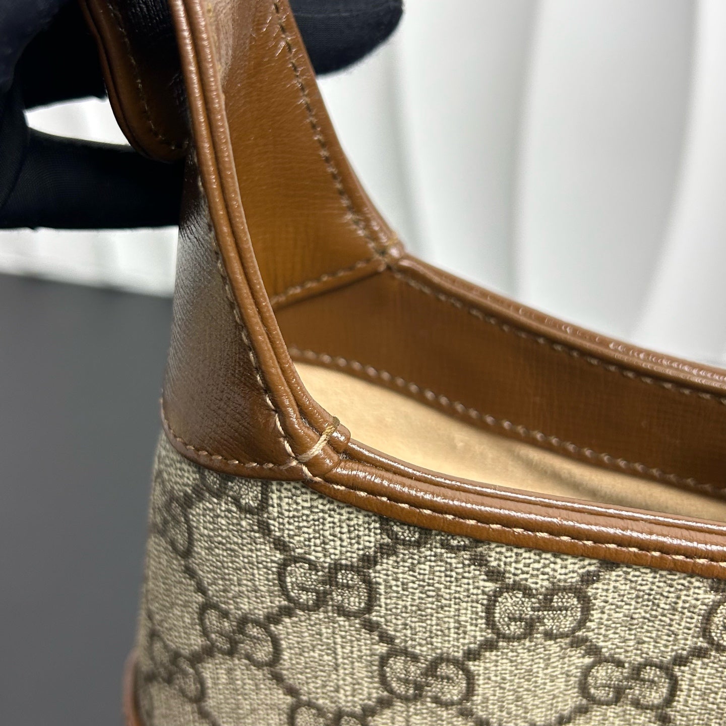 Very Good ( Rank A) ｜ GUCCI Monogram Jackie 1961 Handbag Shoulder Bag